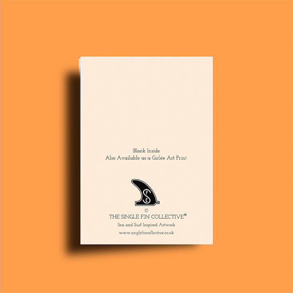 Belly Boarder Greeting Card