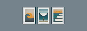 Three giclee art prints