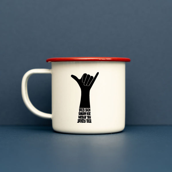Shaka Enamel Mug