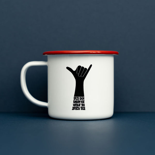 Shaka Enamel Mug
