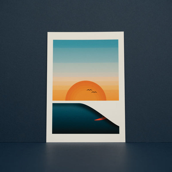 Sunset Shade Art Print