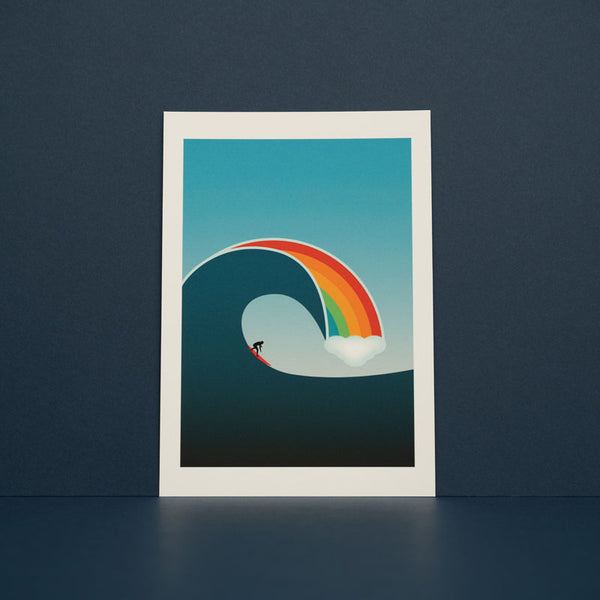 Rainbow Wave Art Print