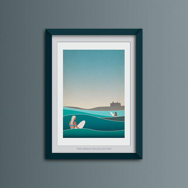 Super Seconds - Headland Haze Art Print (Blue sky)
