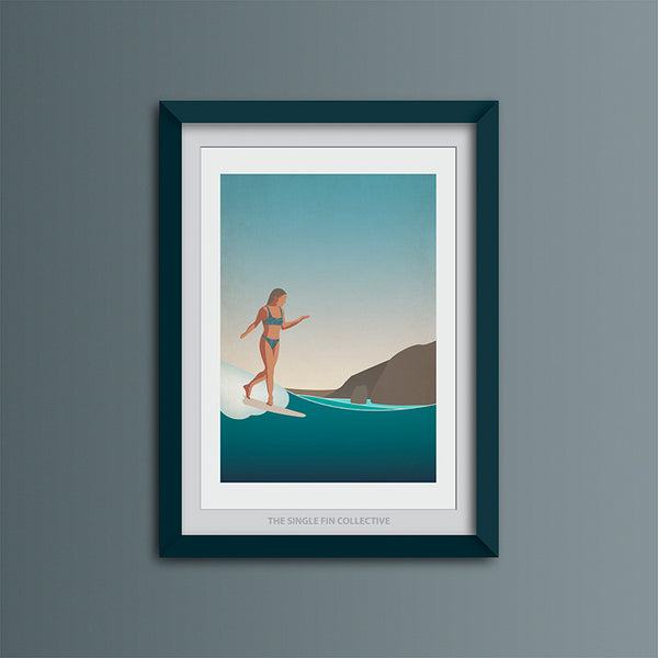 Super Seconds - Rise & Glide Art Print (Blue sky)