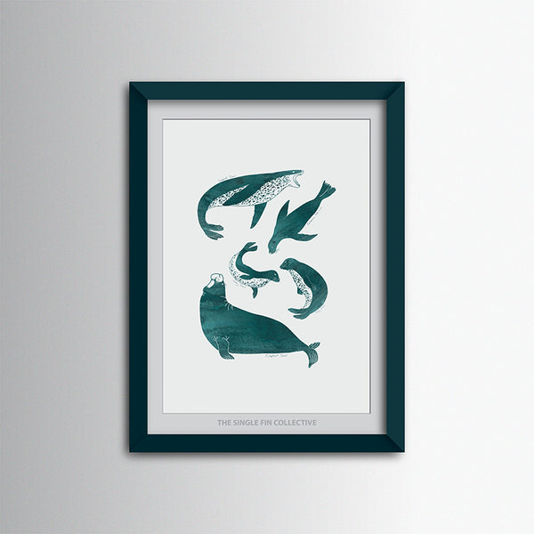 Super Seconds - Seals Art Print