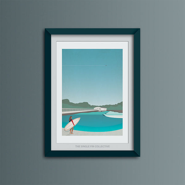 Wave Pool Art Print