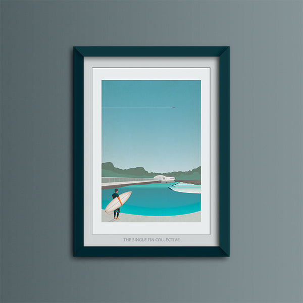 Wave Pool Art Print