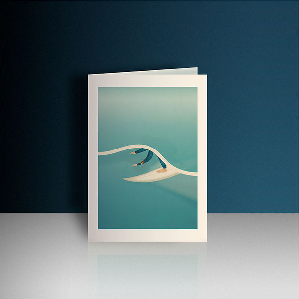 Tube Ride Greeting Card