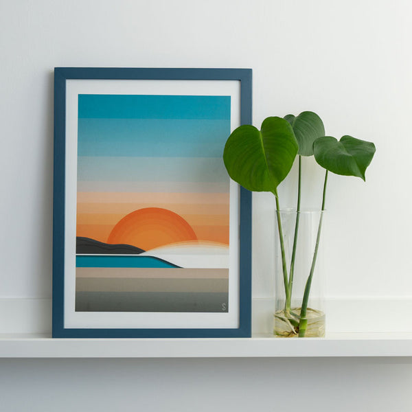 Framed Sea Spray Art Print (Click & Collect)