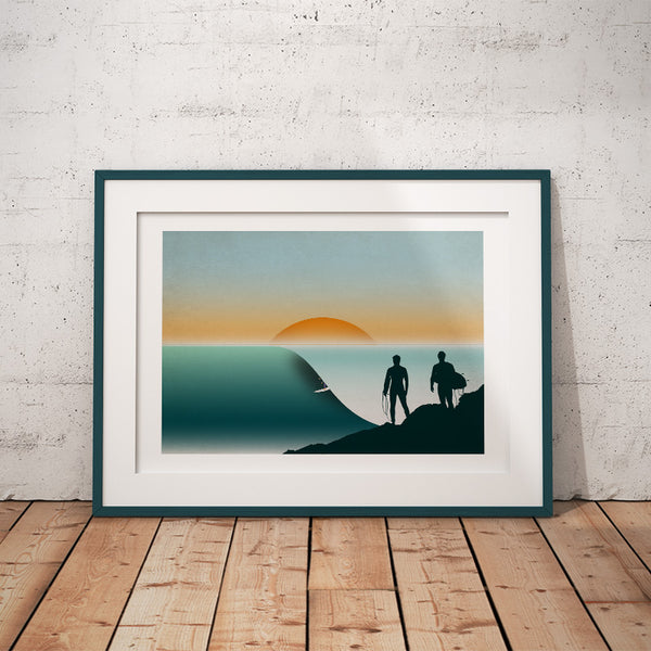 Anchor Point Surf Spot Art Print