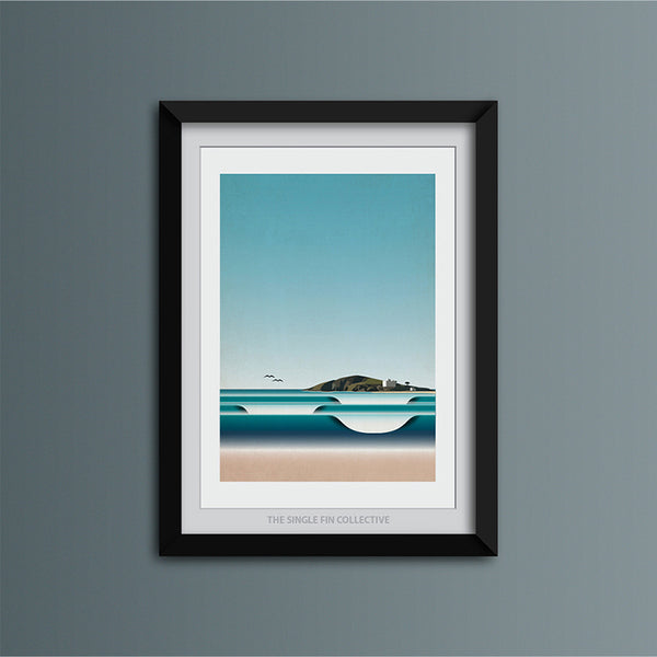 Burgh Island Art Print