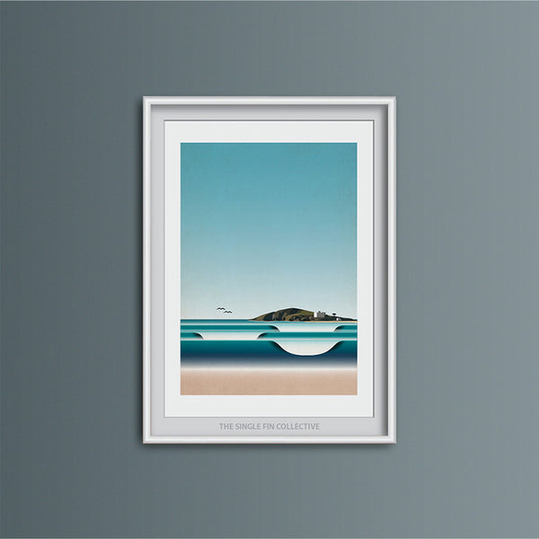 Super Seconds - Burgh Island Surf Print