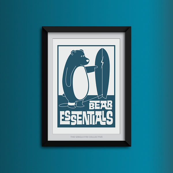 Bear Essentials Art Print