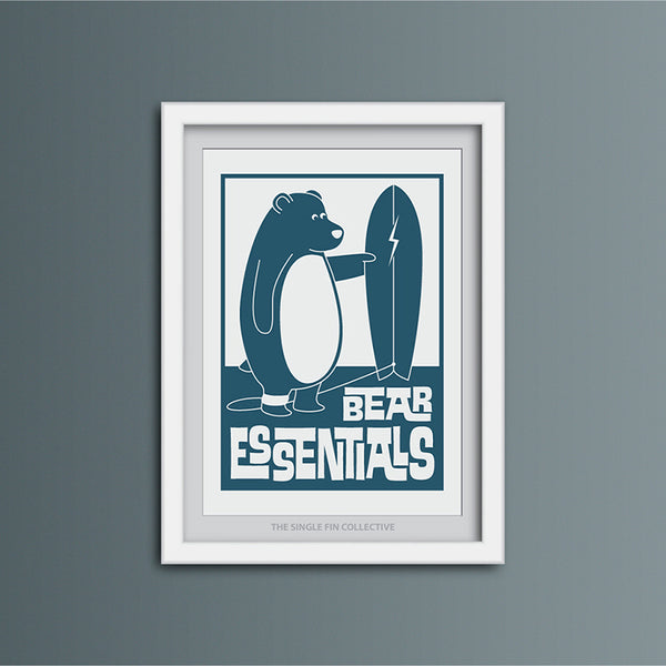 Bear Essentials Art Print