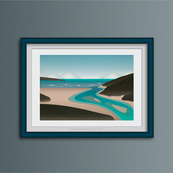 Super Seconds - Crantock Art Print