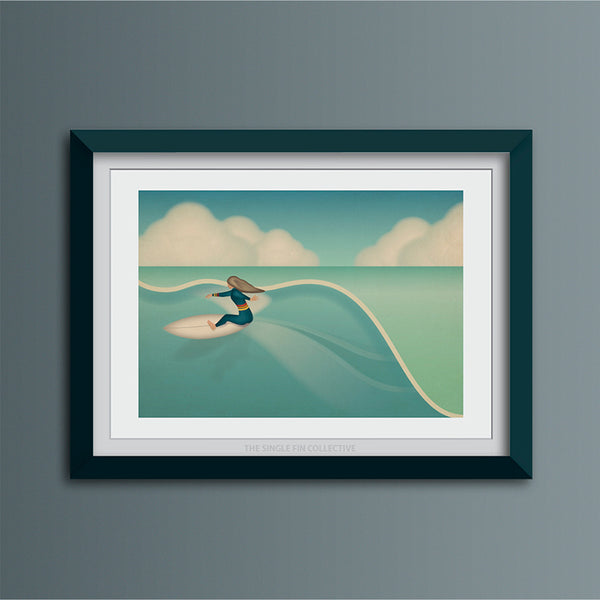 Cutback Art Print
