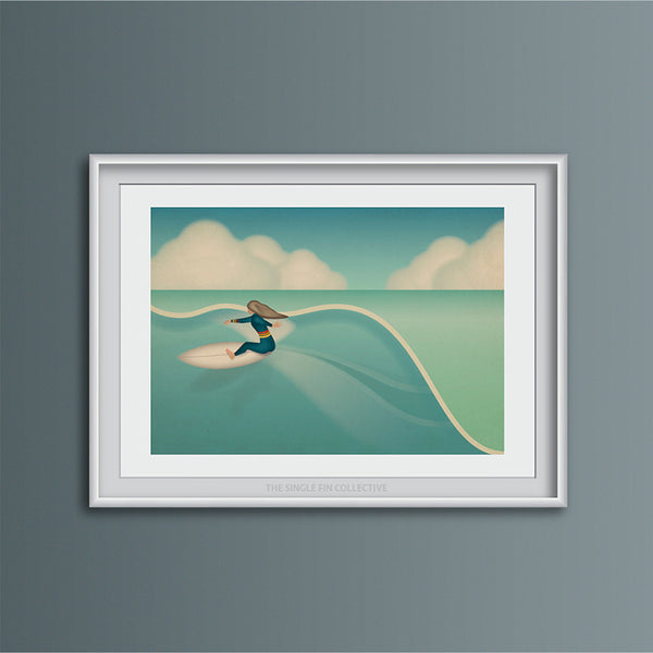 Cutback Art Print