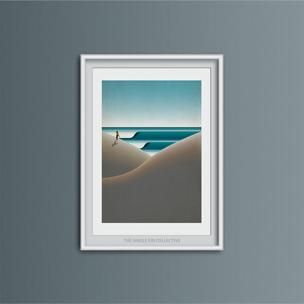 Sand Dunes Art Print