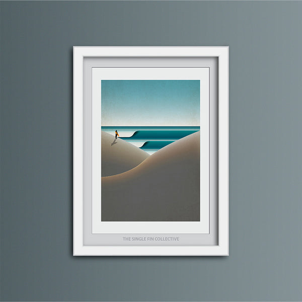 Sand Dunes Art Print