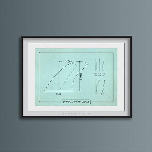 Super Seconds - Surfboard Fin Science Art Print