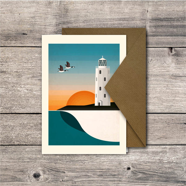 Godrevy Geese Greeting Card