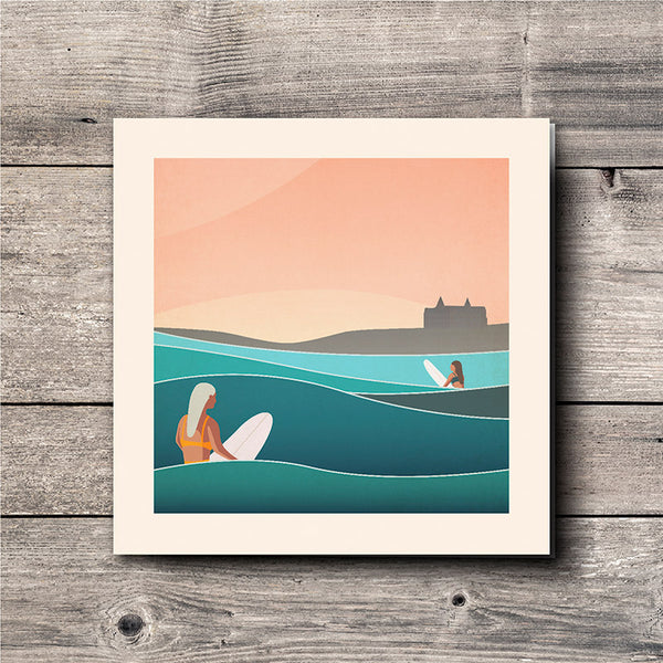 Headland Haze Greeting Card