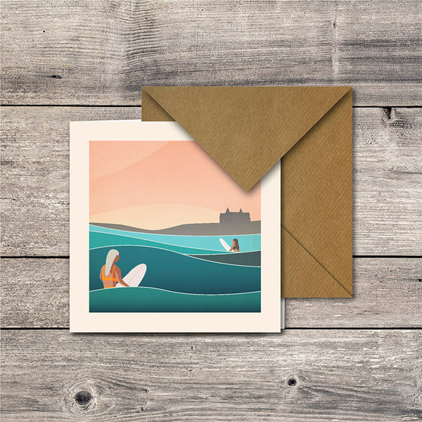 Headland Haze Greeting Card