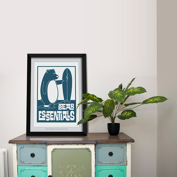 Bear Essentials Art Print