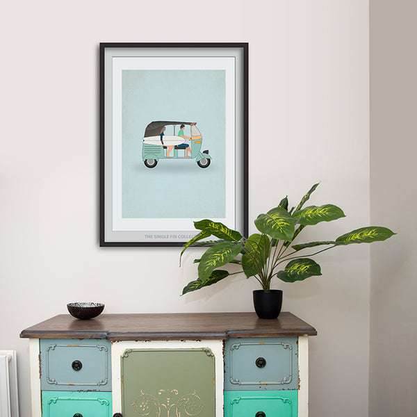 Tuk Tuk Travel Art Print