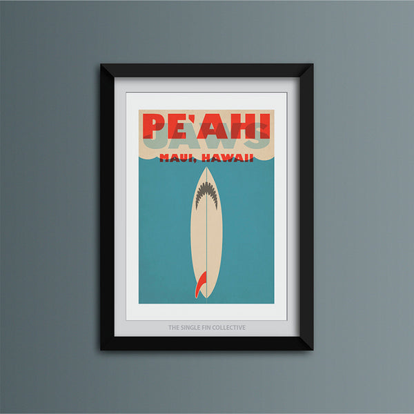 Pe'ahi Shark Art Print