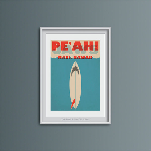 Pe'ahi Shark Art Print