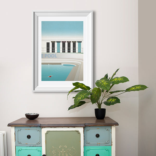 Jubilee Swim Art Print