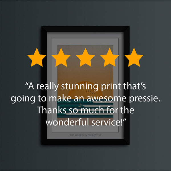 Four Waves Art Print