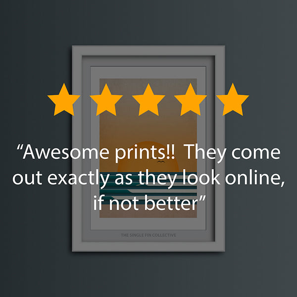 Four Waves Art Print