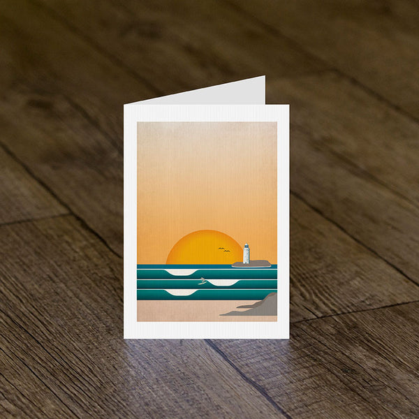Godrevy Lighthouse Greeting Card