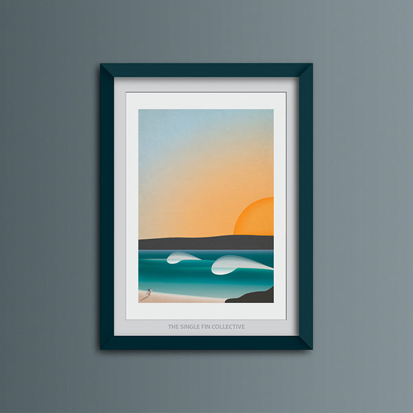 Kernow Peaks Art Print