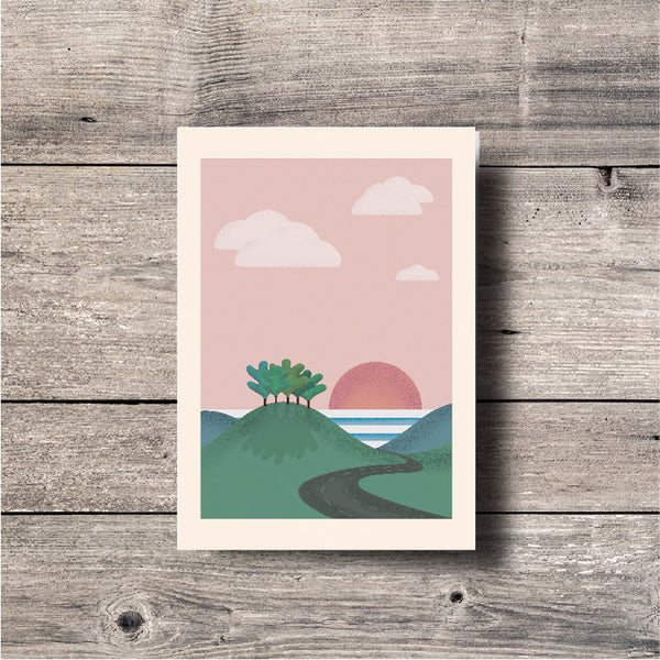 Nearly Home Cornwall Greeting Card