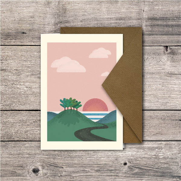 Nearly Home Cornwall Greeting Card