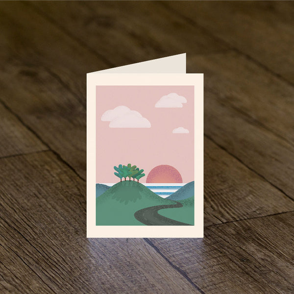 Nearly Home Cornwall Greeting Card