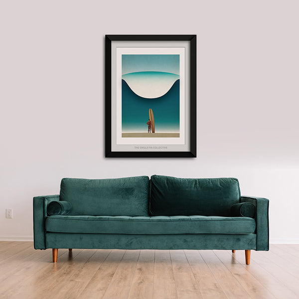 Noll at Pipeline Art Print
