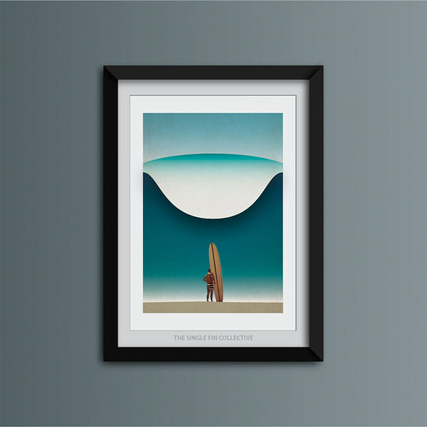 Noll at Pipeline Art Print