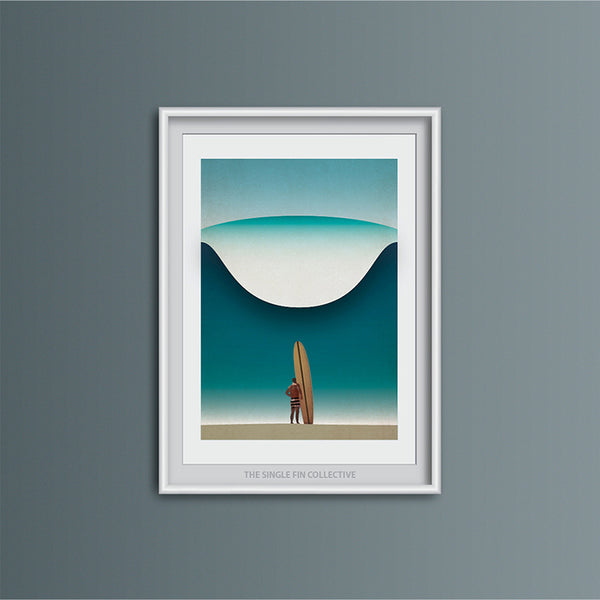 Noll at Pipeline Art Print