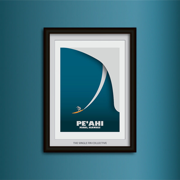 Peahi Big Wave Art Print