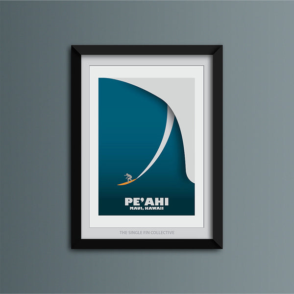 Peahi Big Wave Art Print