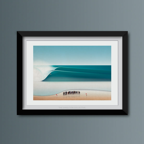 Super Seconds - Pipeline Masters Art Print