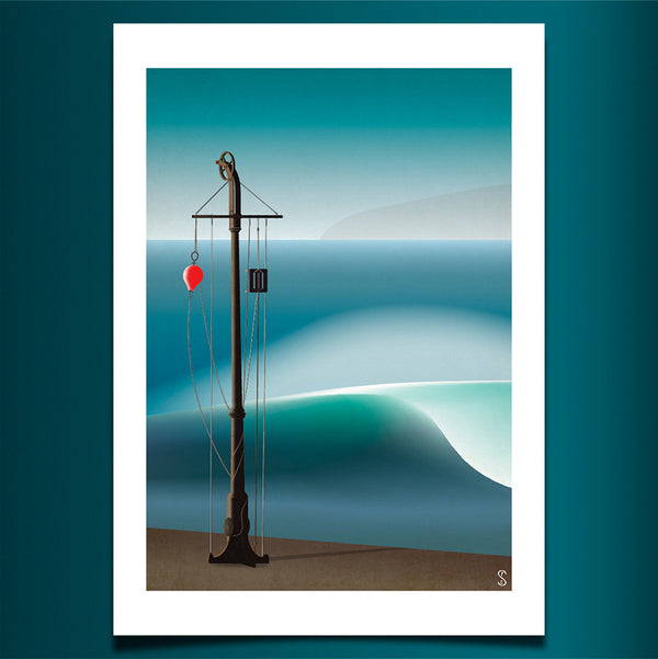 Porthleven Harbour Wall Art Print