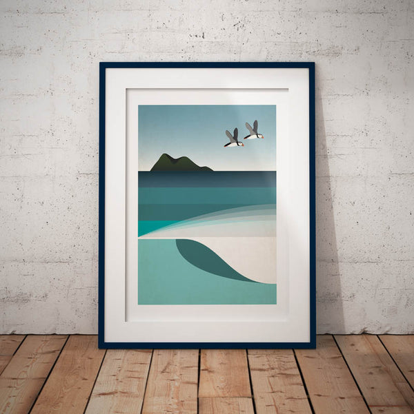 Puffins Art Print