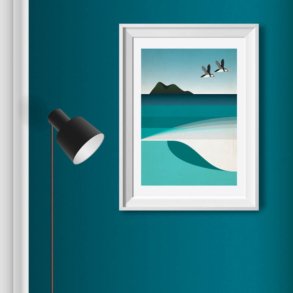 Puffins Art Print