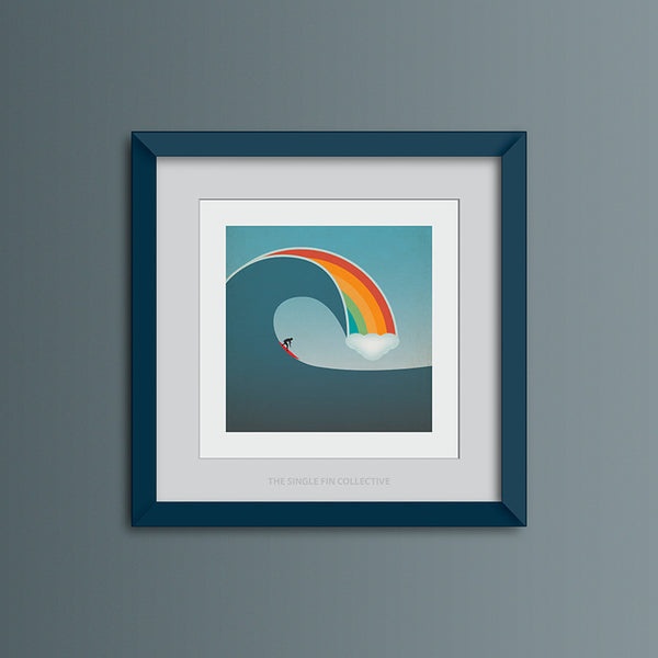 Super Seconds - Rainbow Surf Art Print