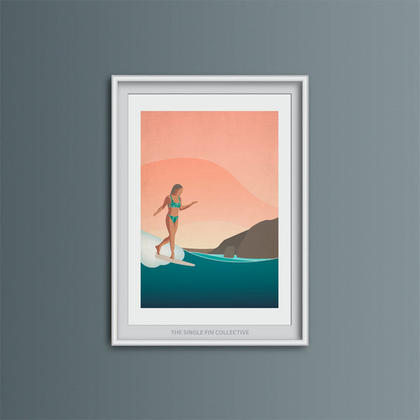 Rise and Glide Art Print